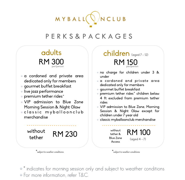 Perks & Packages