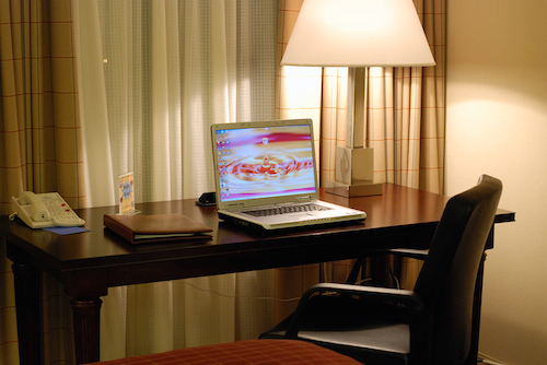Our-laptop-in-our-hotel-room