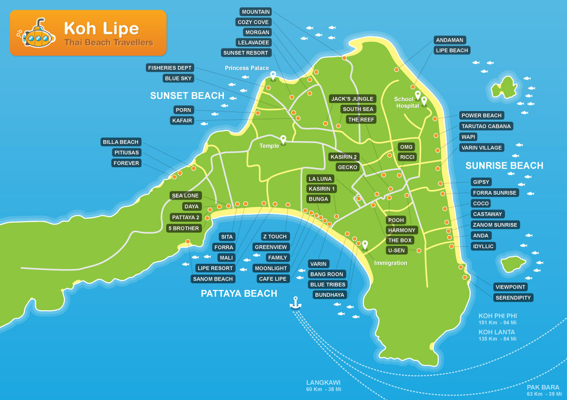 Koh Lipe Map