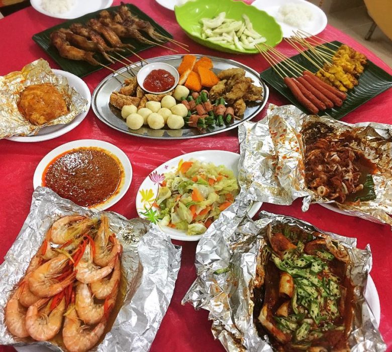 在海棠度假屋享用的海鲜大餐！图片来源：Instagram via@szelyy